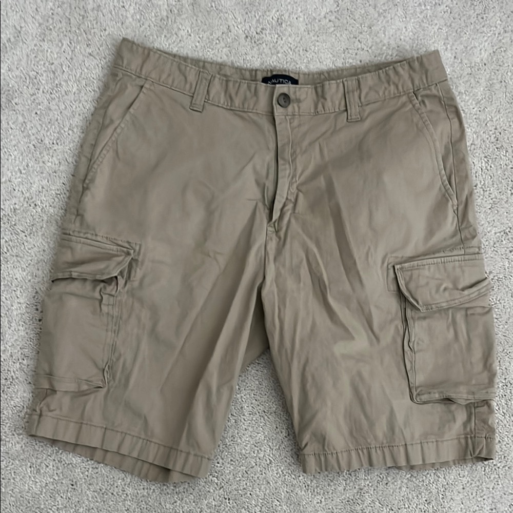 Nautica Men's Tan Cargo Shorts